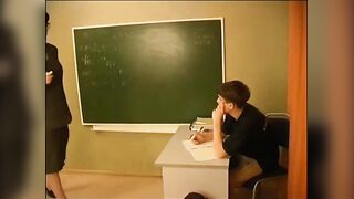 Russian Teacher And Boy