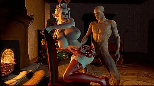 Teen Babe Takes Hard Anal Sex On Christmas In Uncensored 3D Anime