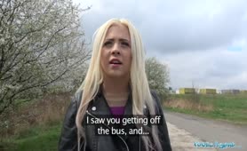 Public Agent   Russian Teen Blonde Hardly Fucked On Wasteland