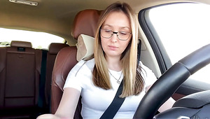 Russian Stepmom Allows To Fuck Her In The Car