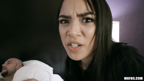 Kinky Maid Maya Bijou Finds Sleeping Couple