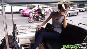 Found Outdoors Asian Chick Crea Works On Strong Boner Cock