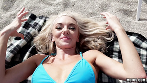 Arousing Blondie S First Public Sex 1 Public Pickups