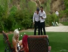 Tattoed Alien Bitches Fucked Together