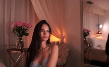 Big Boobed Brunette Jerks Off On The Fresh Air