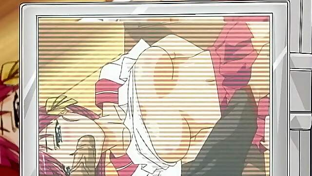 Erotic Anime Chick With Huge Tits Tries Horny Teacher For Loud Sex