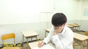 Horny Japanese School Teacher Gets A Creampie From Her Student