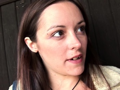 Cute Brunette Young Hookup Amateur Teen Blowjob