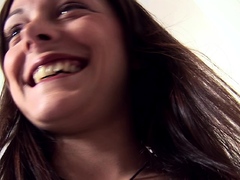 Cute Brunette Young Hookup Amateur Teen Blowjob