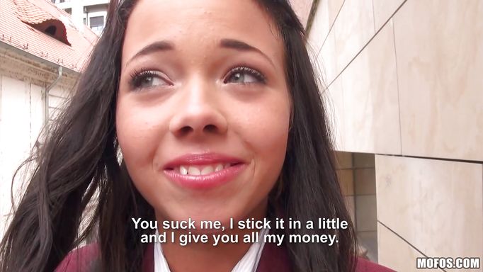 Young Tricia Sucking Cock For A Money