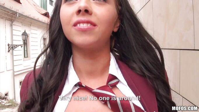 Young Tricia Sucking Cock For A Money