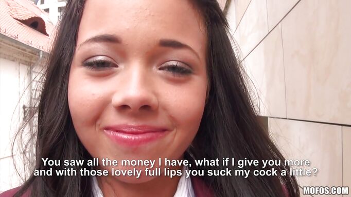 Young Tricia Sucking Cock For A Money