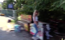 Pulled Petite Blondie Got Pussysmashed