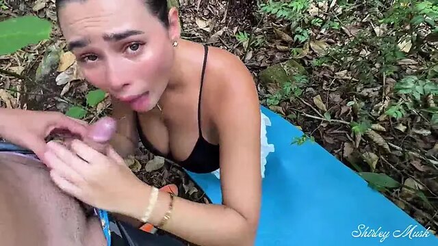 Wifey’s Busty MILF Bestie Gets Drilled Outdoors