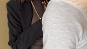 Wife Fucks Two Cocks After Night Out Before Being Covered In Cum / Hotwife