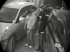 Brunette Babe Knows How To Settle Car Accident Down, She Starts With Blowjob