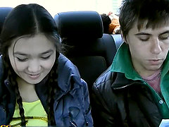 Crazy Car Ride With A Hot Blowjob