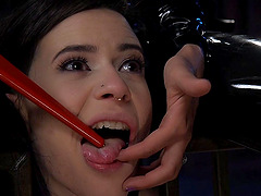 Latex Fetish BDSM Sex With Darlings Freya French And  Mona Wales