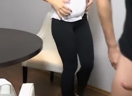 Gorgeous Blonde Spread Legs And Gets Drilled On Table