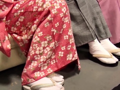 Japanese Traditional Kimono Orgy With Maki Hojo And Friends