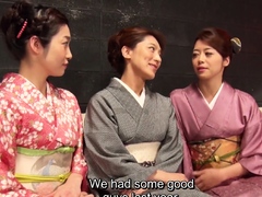 Japanese Traditional Kimono Orgy With Maki Hojo And Friends