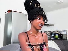 Amateur Petite Ebony Teen Riding American BWC