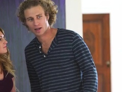 American Step Mom Goes Ass To Ass With Teen On Double Dildo