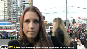 Raunchy Russian Pickup Darkhaired