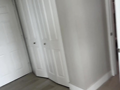 My Naughty Slim Brunette GF Gives Me BJ In The Dad’s Car, Then Tempts Me To Fuck & Creampie Her In Bed