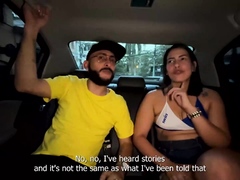 Colombian Superstar Casting! In The Car, We Embarked And