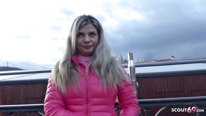 German Scout Lardy French Teenager Bella Seduce To Nail At Real Street Pickup Casting