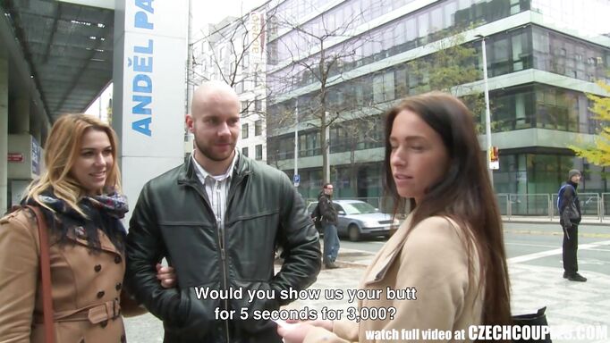 Czech Couple Fucks On Camera For Cash