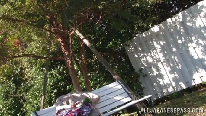 Japanese Mom's Threesome On The Playground