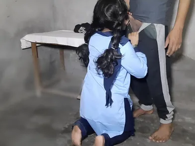 Naughty Indian Schoolgirl Gets Her Tight Pussy Destroyed By Teacher In First Time Teacher Student Fuckfest