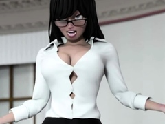 Hentai FUTA Teacher Fucks Busty Female Teacher