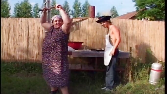 Chubby Bitch Sucks Dick @ Phat Farm