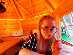 German Secretary Unleashes Her Inner Whore During A Christmas Campfire Party.