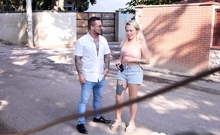 Picked Up Blonde Gets Dick In Public