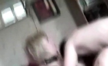 Big Blonde BBW Sucks And Fucks Hardcore