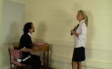 Sexy Brunette And Kinky Blondes Extreme Threesome