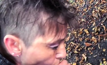 Public Cougar Cockriding Lucky Stranger