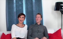 Horny Wife Takes A Big Black Cock In Her Mouth And Then In