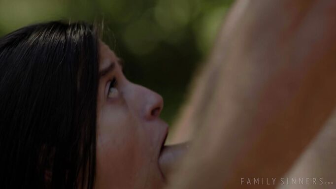 Going To The Forest To Get Daddy's Cock