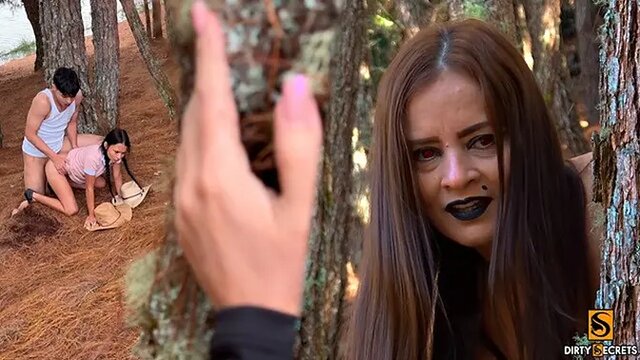 Latina Milf Emma Anturin Rails Hot Teenage Girl In The Forest