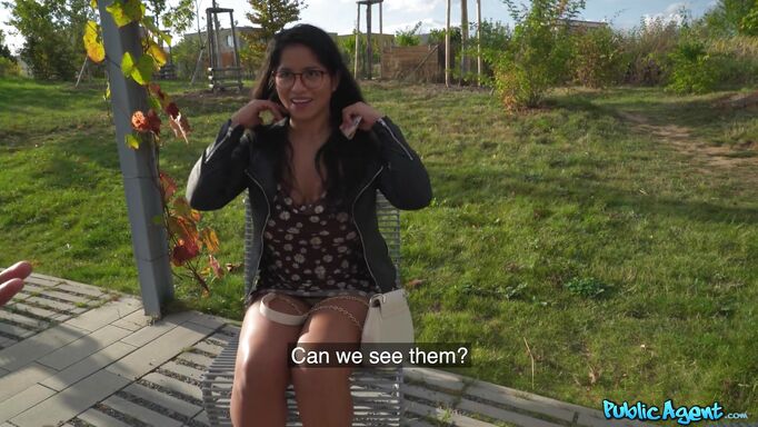 Hot Babe Gets Approached At The Park For A Fuck