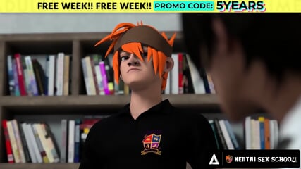 HENTAI SEX SCHOOL   Horny Stacked Principal MILF Gets Fucked Doggystyle In Front Of The Class