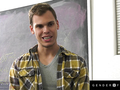 Super Busty Transsexual Teacher Nadia Love Fucks Russian Student