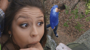 Awesome Oral Scene With A Playful Brunette