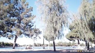 Breasty Cowgirl Rides A Impressive Stud Horse