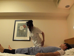 Slim Petite Asian Nurse Enjoys Wet Cunnilingus After Treating Her Patient With A Perfect Massage